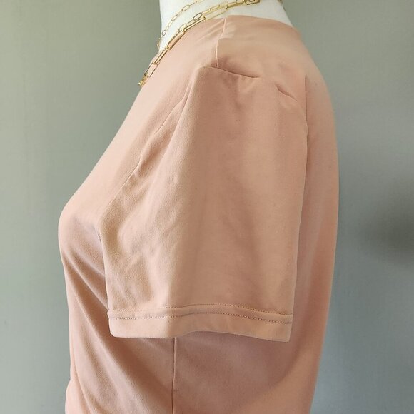 REORIA Crop Top, Light Pink. Size Large - Picture 3 of 11